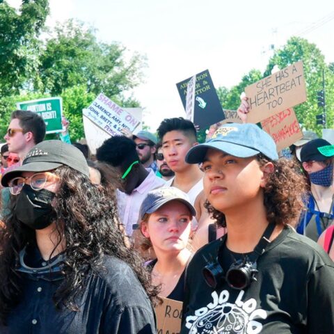 Group of student protesters