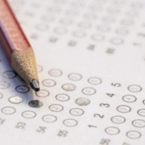 Scantron text sheet