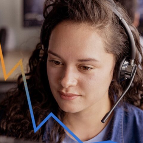 Call center worker