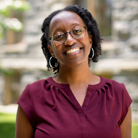 Jamila Michener outside