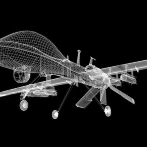 drawing up drone
