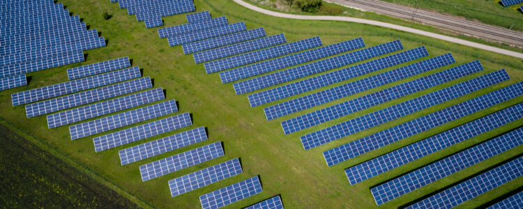 solar panel farm